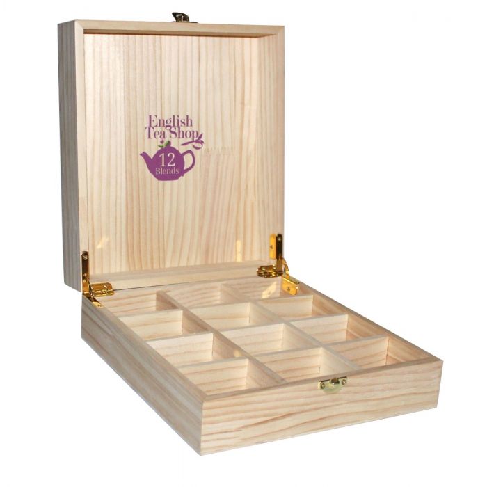 rekken Danser forum English Tea Shop - Luxe houten theekist 12-vaks