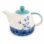 theepot-bloemen-blauw-turquoise-1000-ml.jpg
Alt-tekst afbeelding: Witte theepot met blauwe bloemenprint, turquoise deksel en blauw penseeldecor rondom de onderzijde.