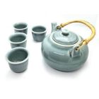 5-delig theeset Celadon blauw