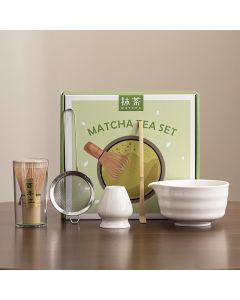 Matchaset 5-delig “Kyoto wit” 