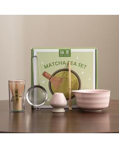 Matchaset 5-delig “Kyoto roze” 