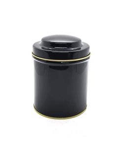 Theeblik Rond Zwart 125 gram