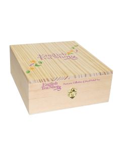 Luxe houten theekist 12-vaks