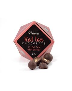 Theebonbons Pu-erh met rode bessen