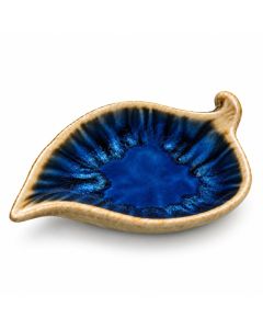 Theetip Blad Donkerblauw