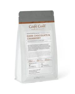 Café Cult Dark Chocolate & Cranberry koffie – 250g verpakking