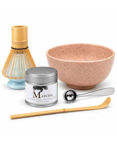 Matcha geschenkset perzik
