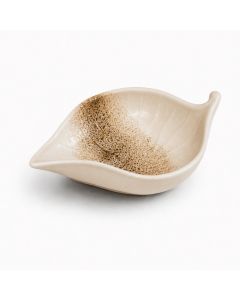 Theetip blad “rustiek crème”