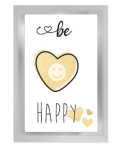 Theekaart "Be Happy"