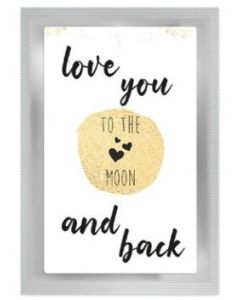 Theekaart "To the Moon"