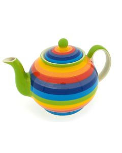 Theepot regenboog gestreept 1000 ml