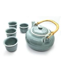 5-delig theeset Celadon blauw