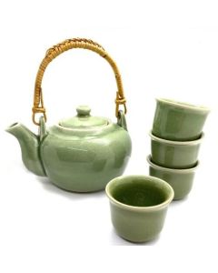 5-delig theeset Celadon groen