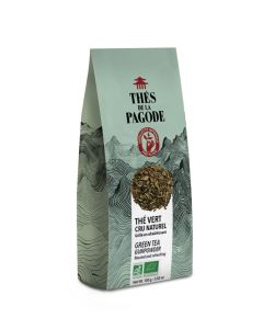 Thés de la Pagode Thé Vert Gunpowder biologische groene thee 100 gram verpakking