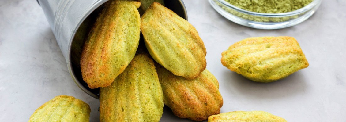 Matcha Madeleines recept